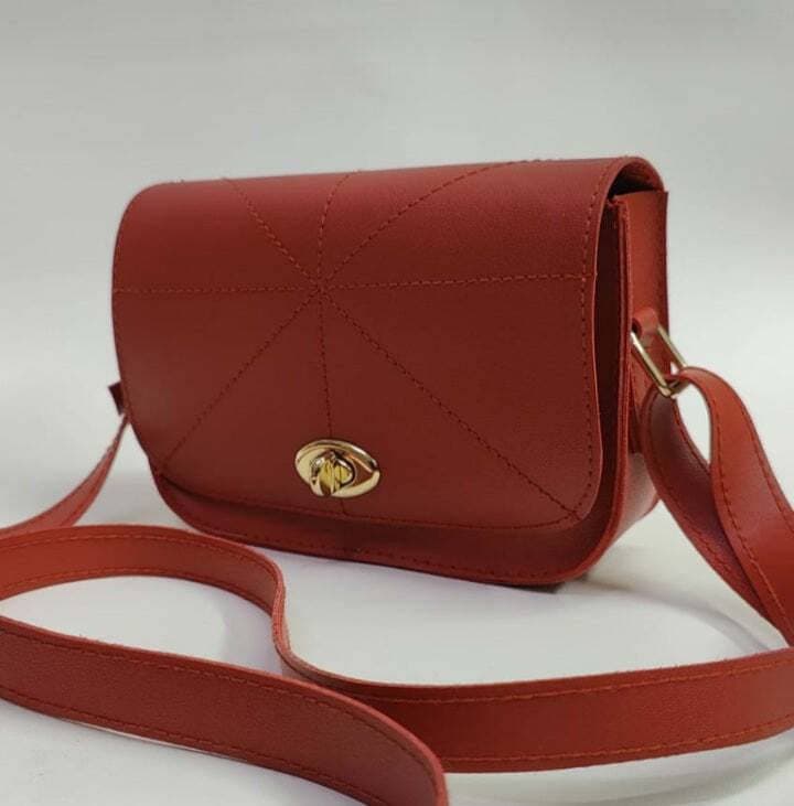 Crossbody Classic Bag For Women - Maroon