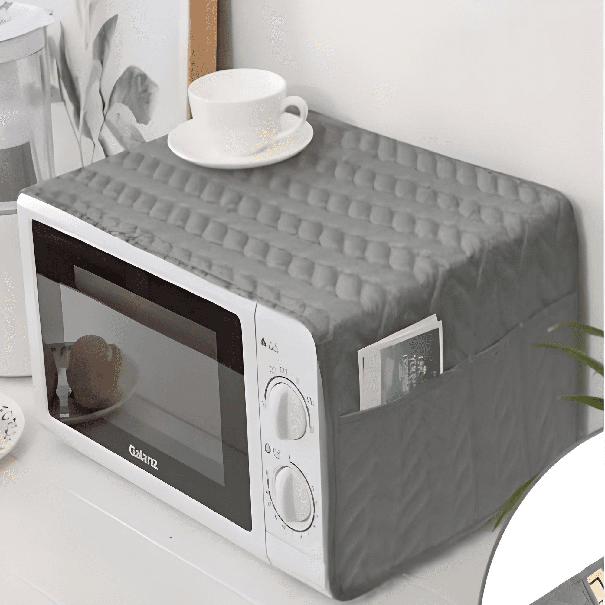 Alfateh Grey Quilted Executive Oven Cover - 1 Piece
