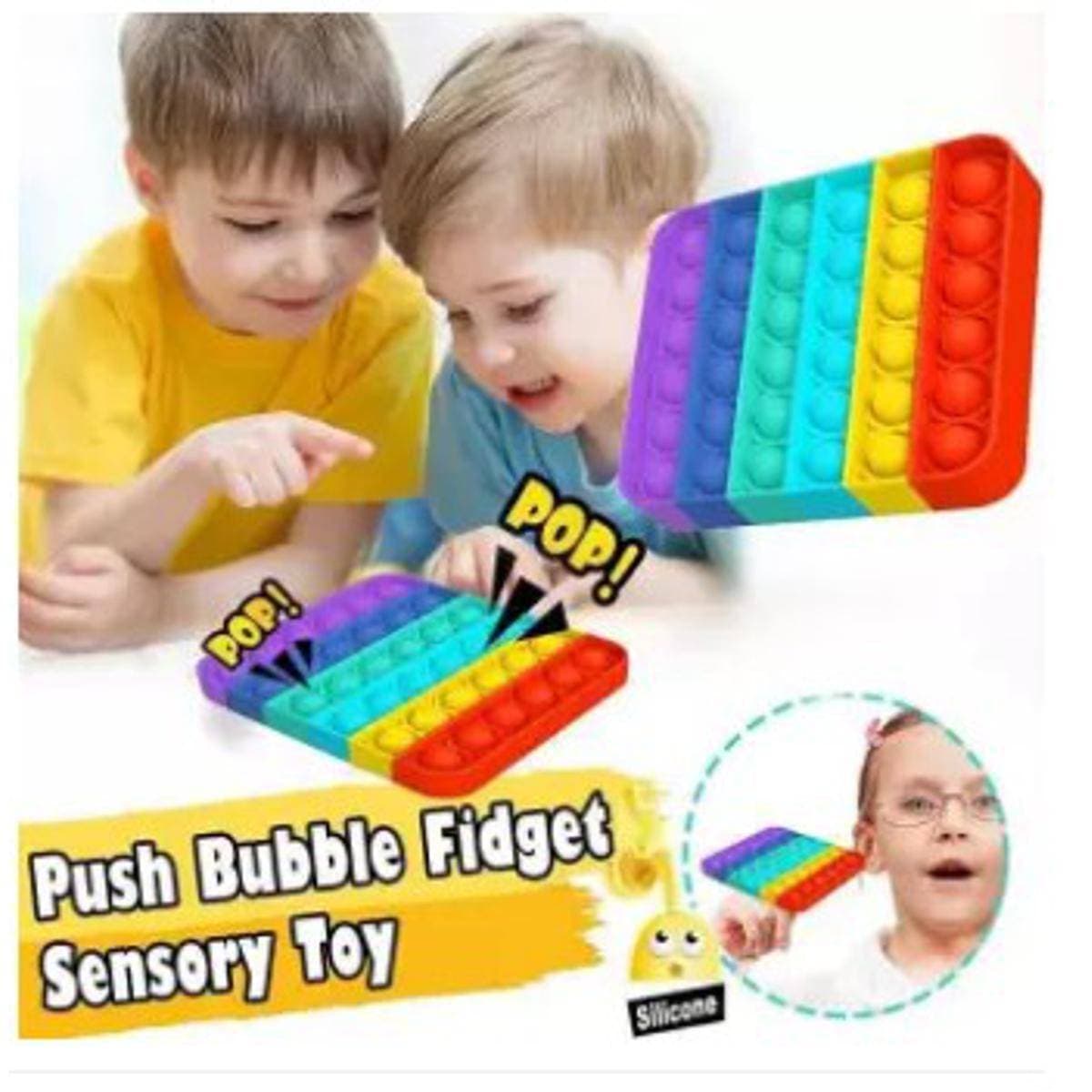 High Quality Silicone Pop It Toy Bubble Squeeze Sensory Fidget Toy