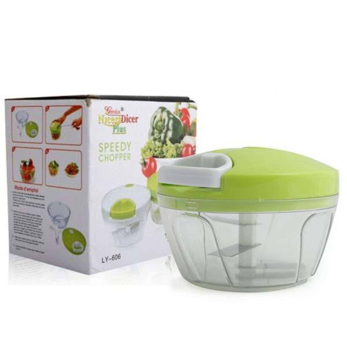 Mini Speedy Chopper Manual Hand Pull Vegetable & Meat Mini Turbo Cutter