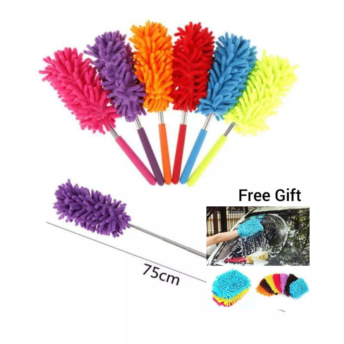 Telescopic Household Duster Extendable Duster For Cleaning