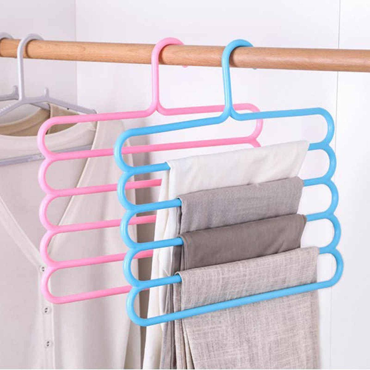 5 Layers Magic Hangers For Scarfs Closet Organizer