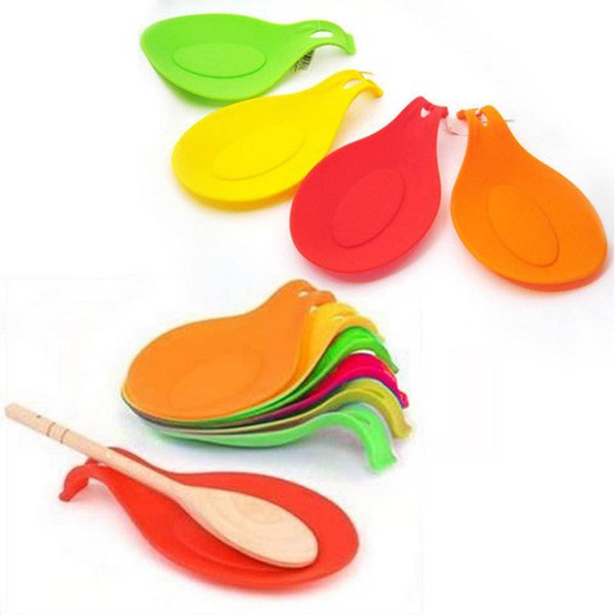 Generic Silicone Heat Resistant Spoon Fork Mat Rest Utensil