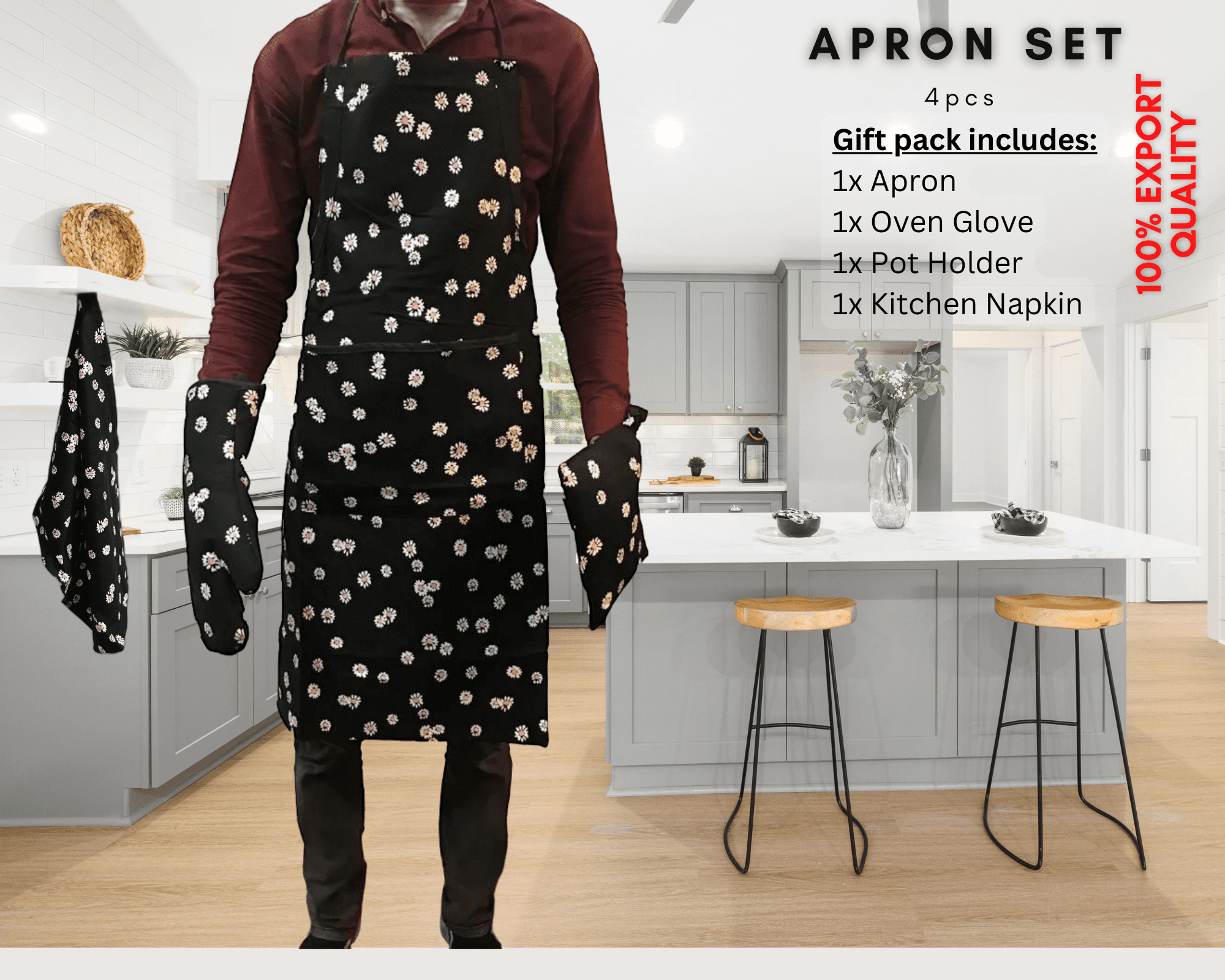 Wokoro Apron Set - 4 PCS