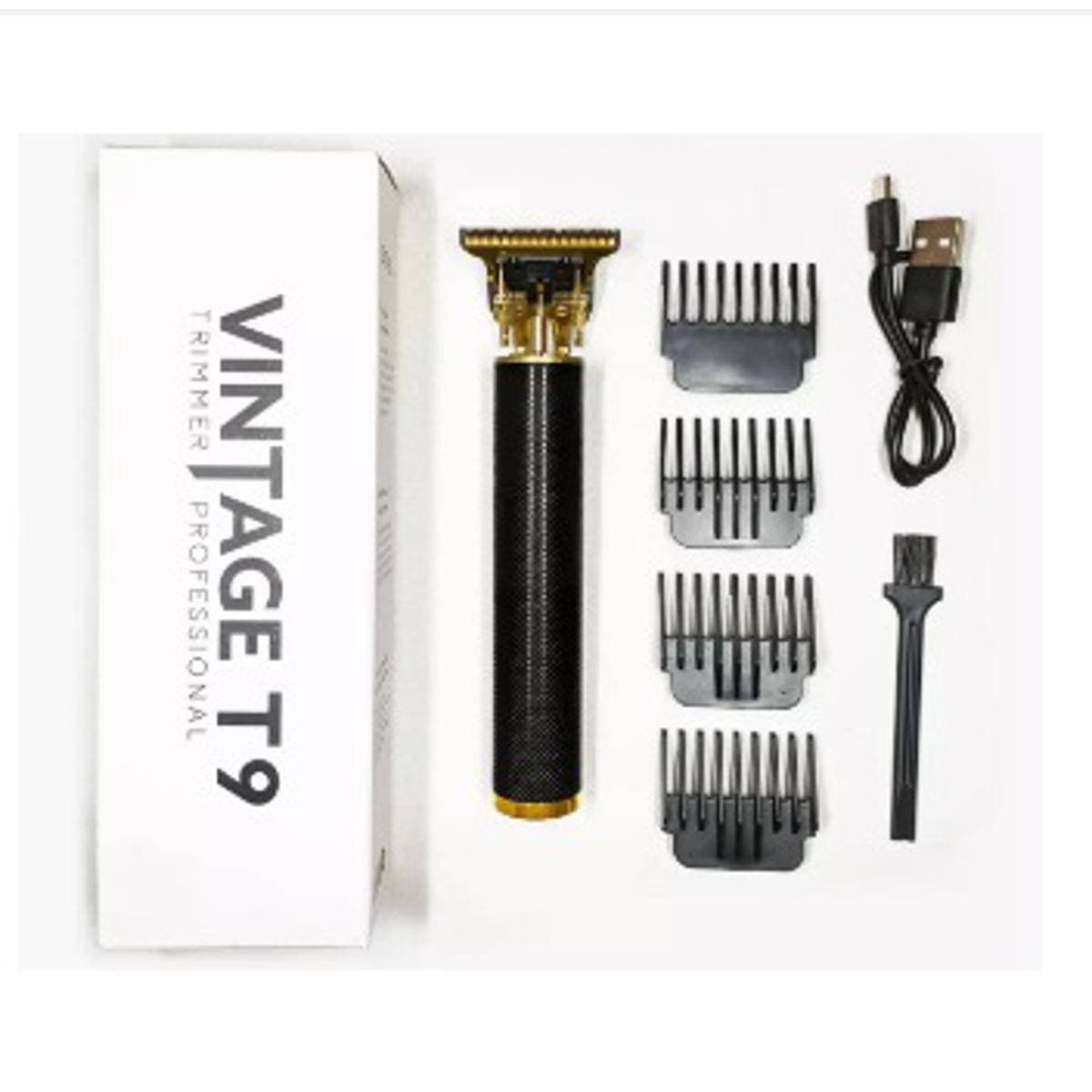 Original Vintage T9 Metal Rechargeable Electric Hair Clipper
