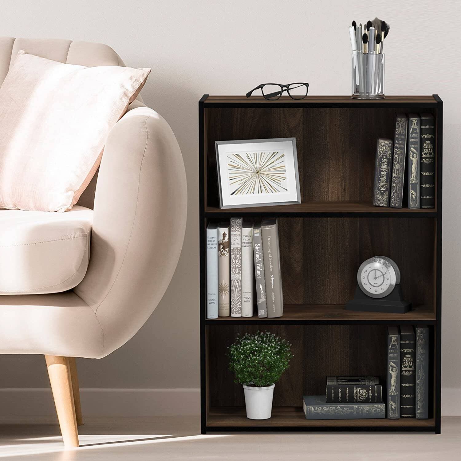 3-Tier Multipurpose Open Book Rack Book Shelf