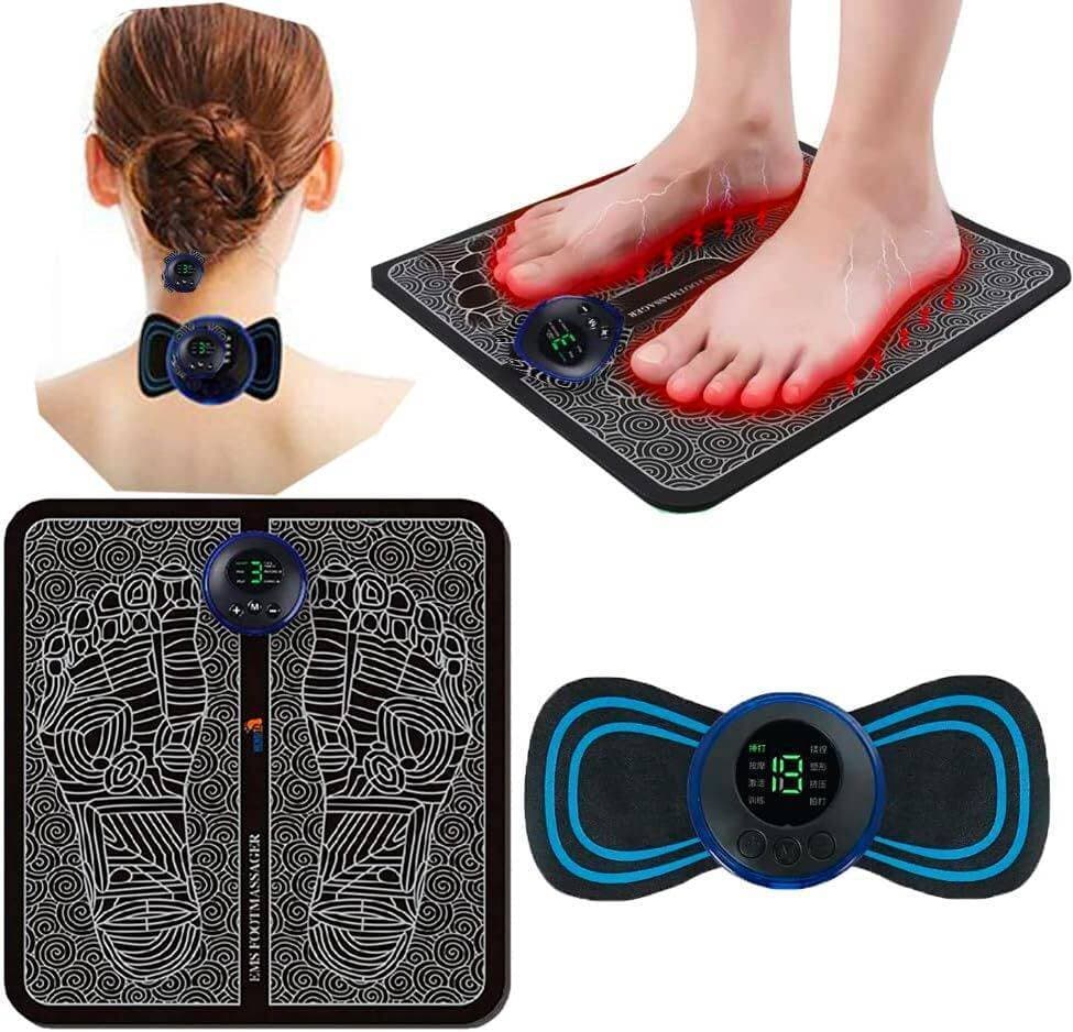 EMS Electric Foot Massager With Free Ems Mini Neck Massager