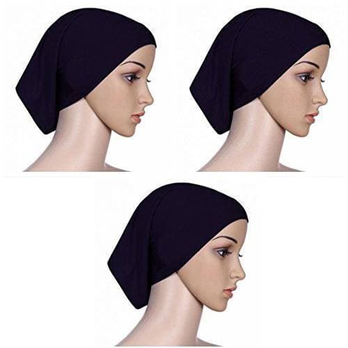 Pack Of 03 Under Scarf Hijab Tube Head Cover Inner Caps