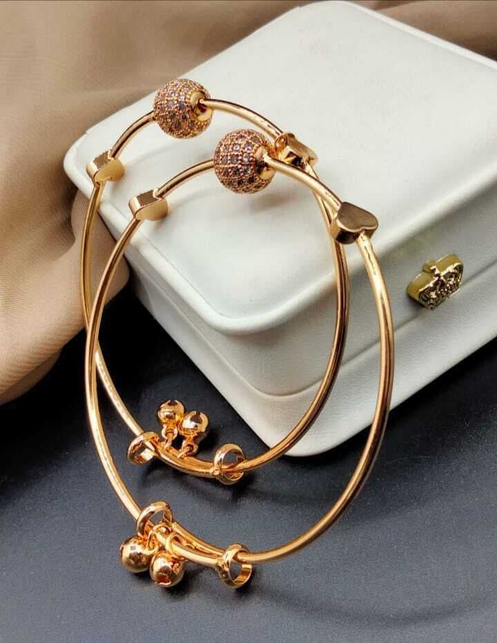 2 PCS Adjustable Beautiful Cuff Bracelet For Women