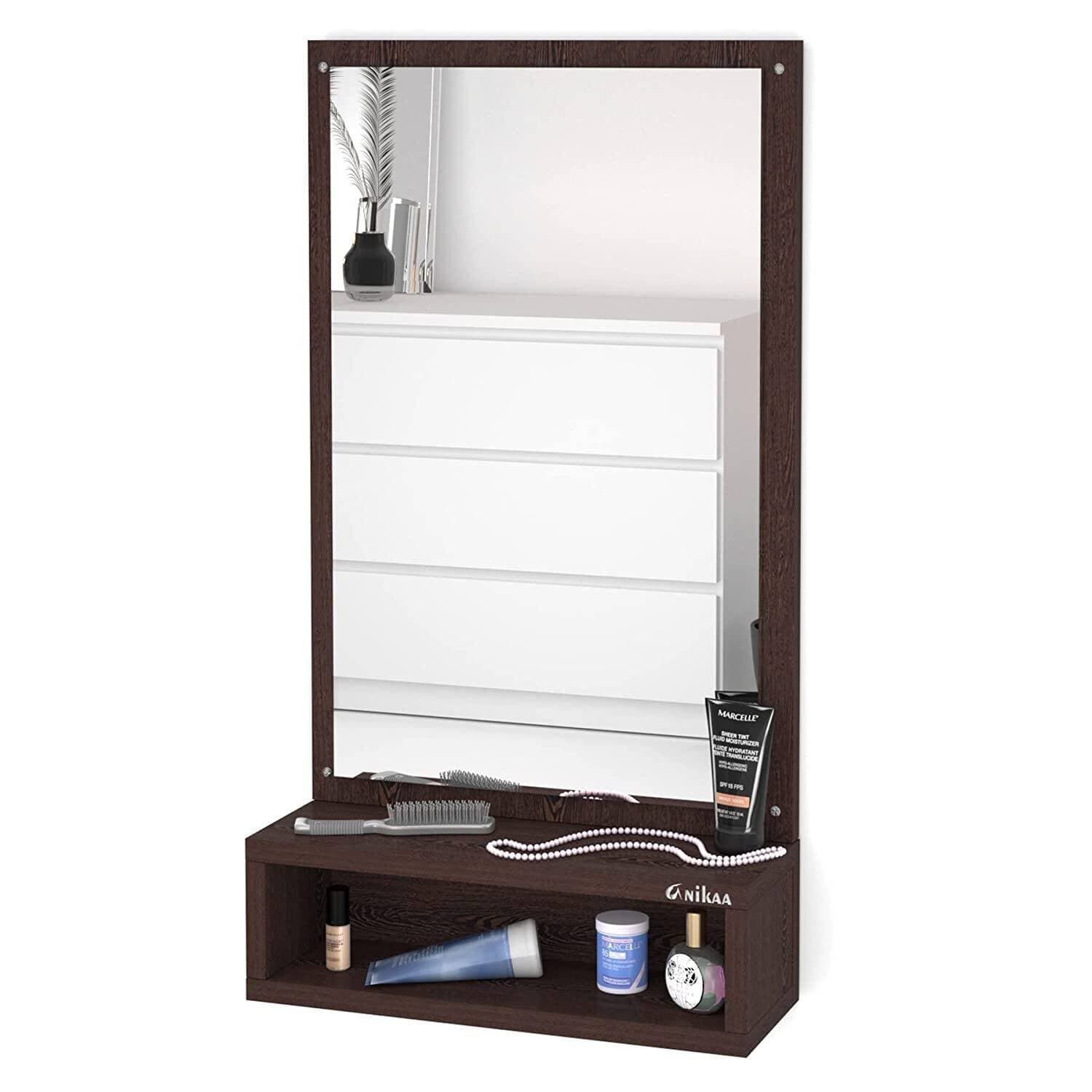 Astonishing Diy Hanging Wall Dressing Mirrors With Shelf