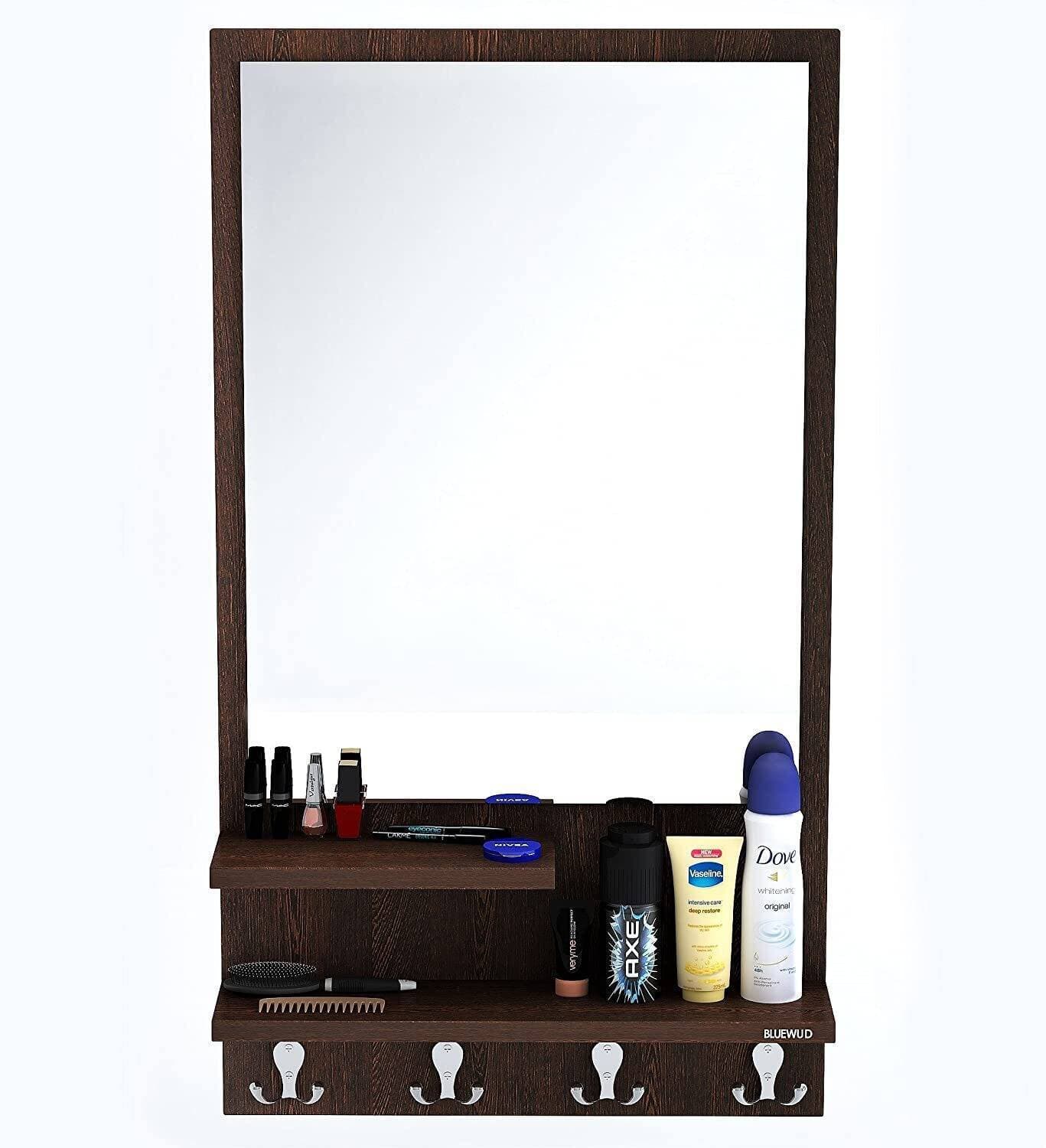 Stunning Diy Wall Hanging Dressing Table Mirror With Shelves