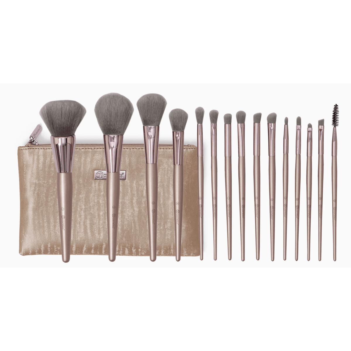 BH Cosmetics - Lavish Elegance 15 Piece Brush Set with Bag