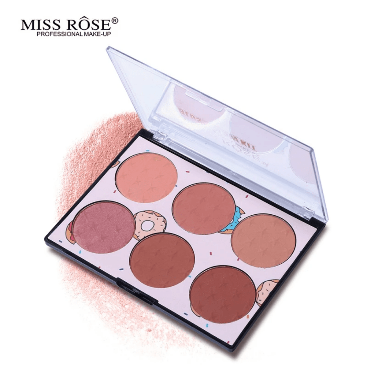 Miss Rose 6color Blush, Natural And Long-lasting Shade 02