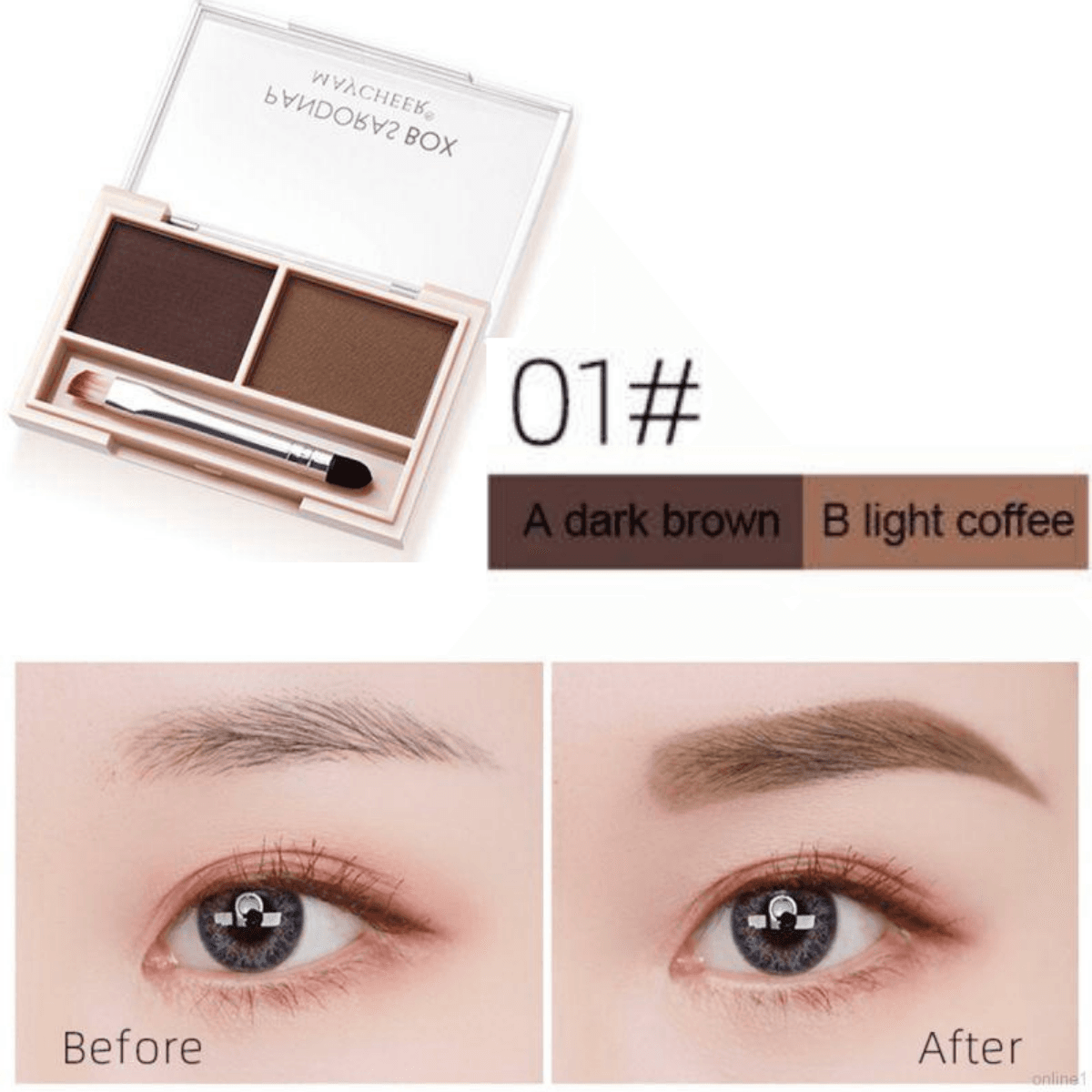 2in1 Branded Eye Brow kit