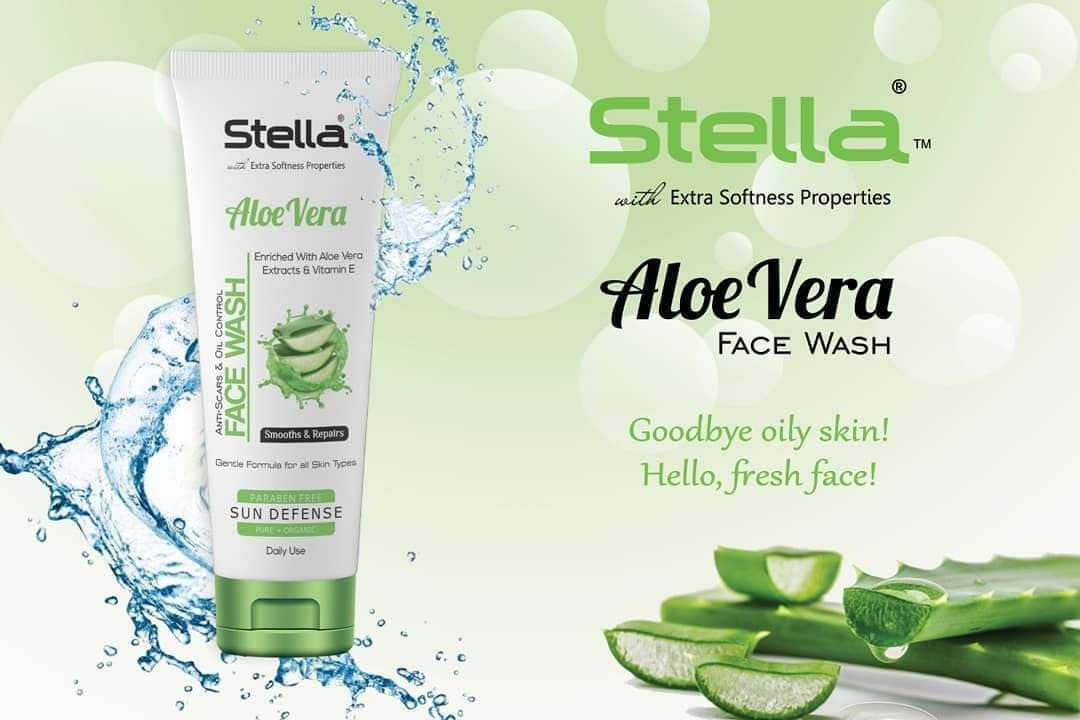 Stella Aloe Vera Facewash reduces dental plaque