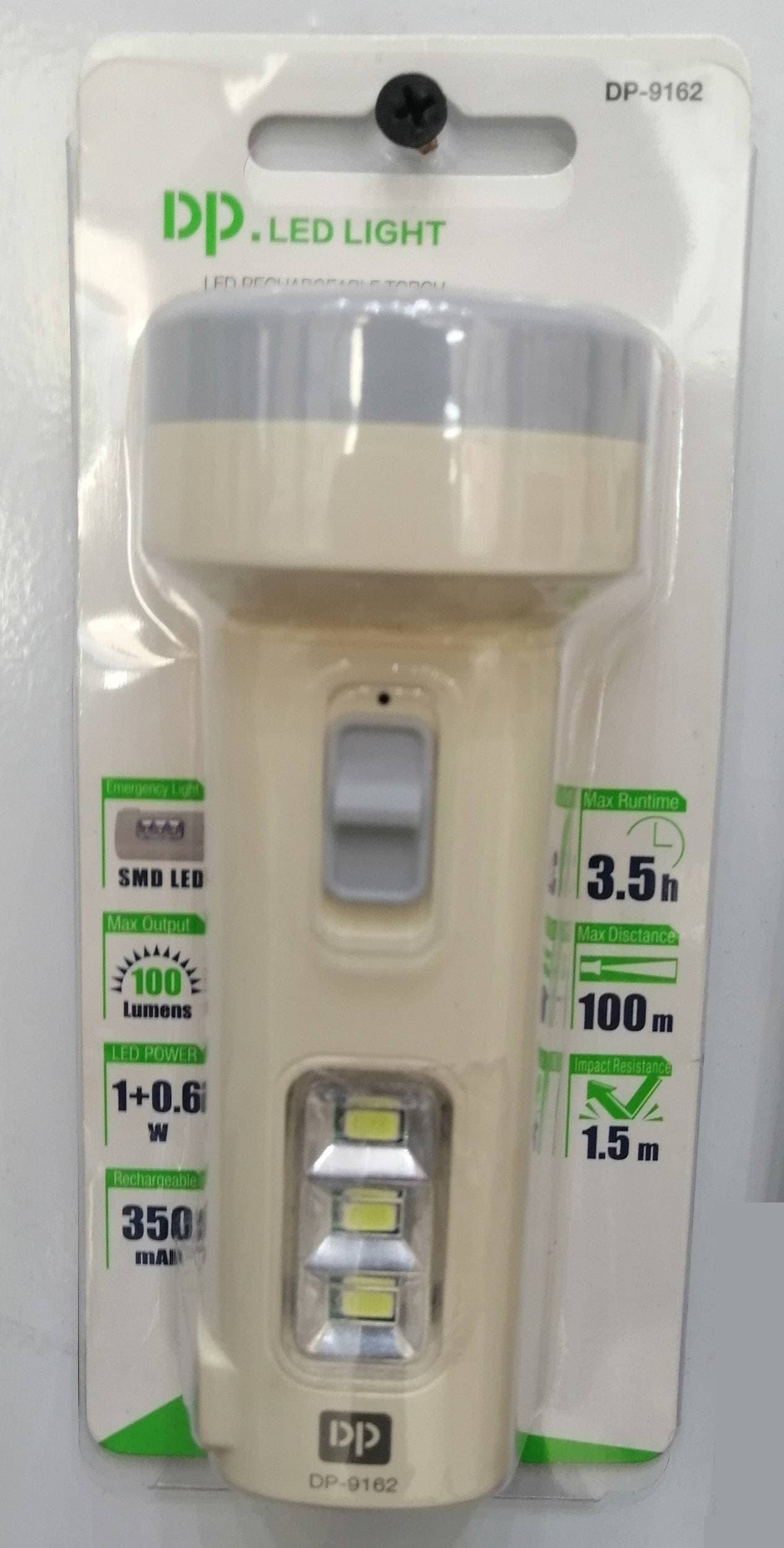 LED Rechargeable Torch DP-9162