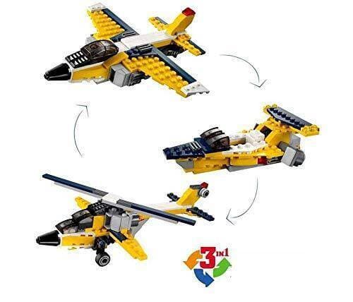 Trouper Architect 3105 3 in 1 Building Blocks Plane Toy For Kids