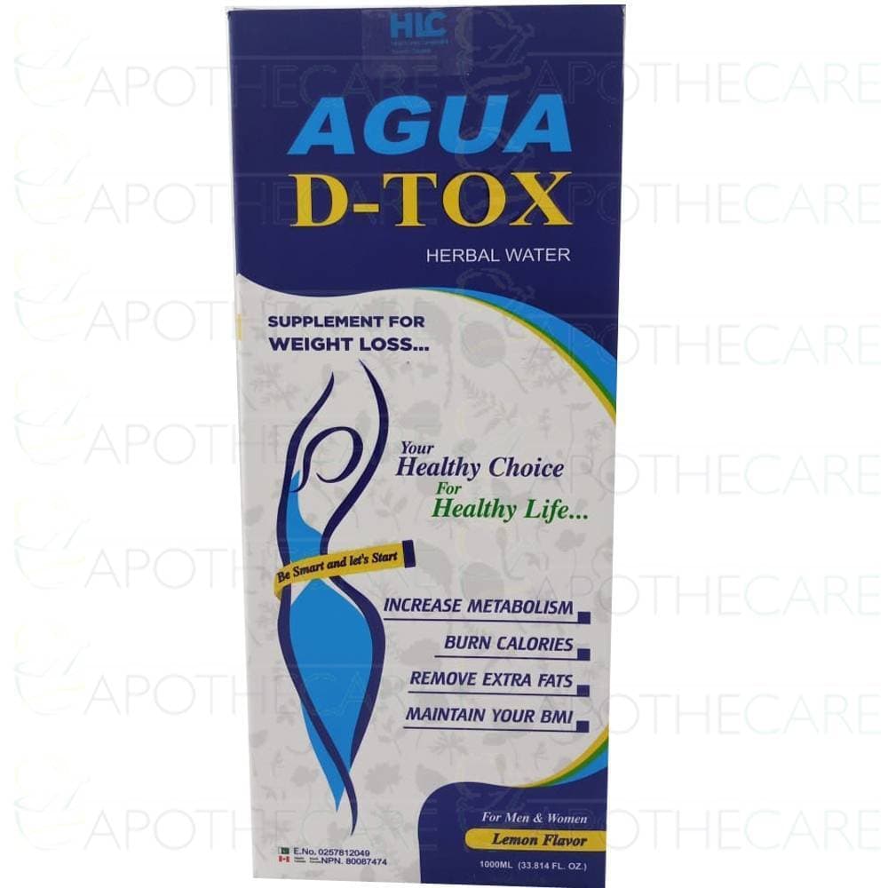 AGUA D-TOX Packing: 1000ml (1 liter)
