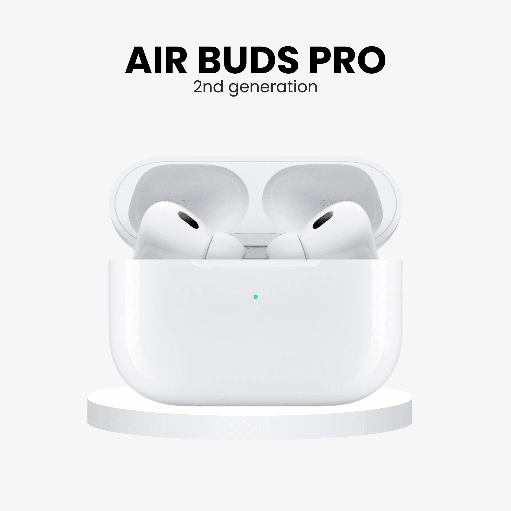 Air Buds Pro 2nd generation Bluetooth Support - White