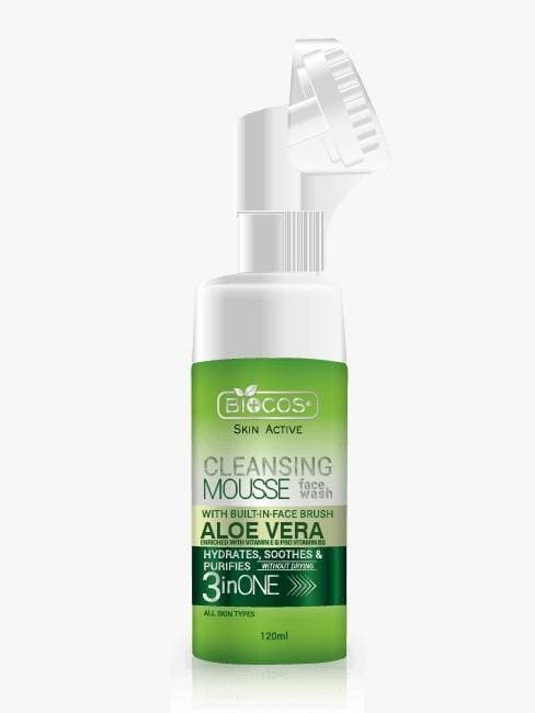 Biocos FaceWash Mousse Aloe Vera - 120ml
