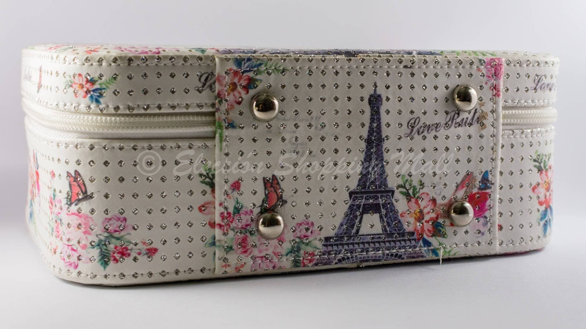 Spacious Makeup and Cosmetics Organizer Box/Bag in White