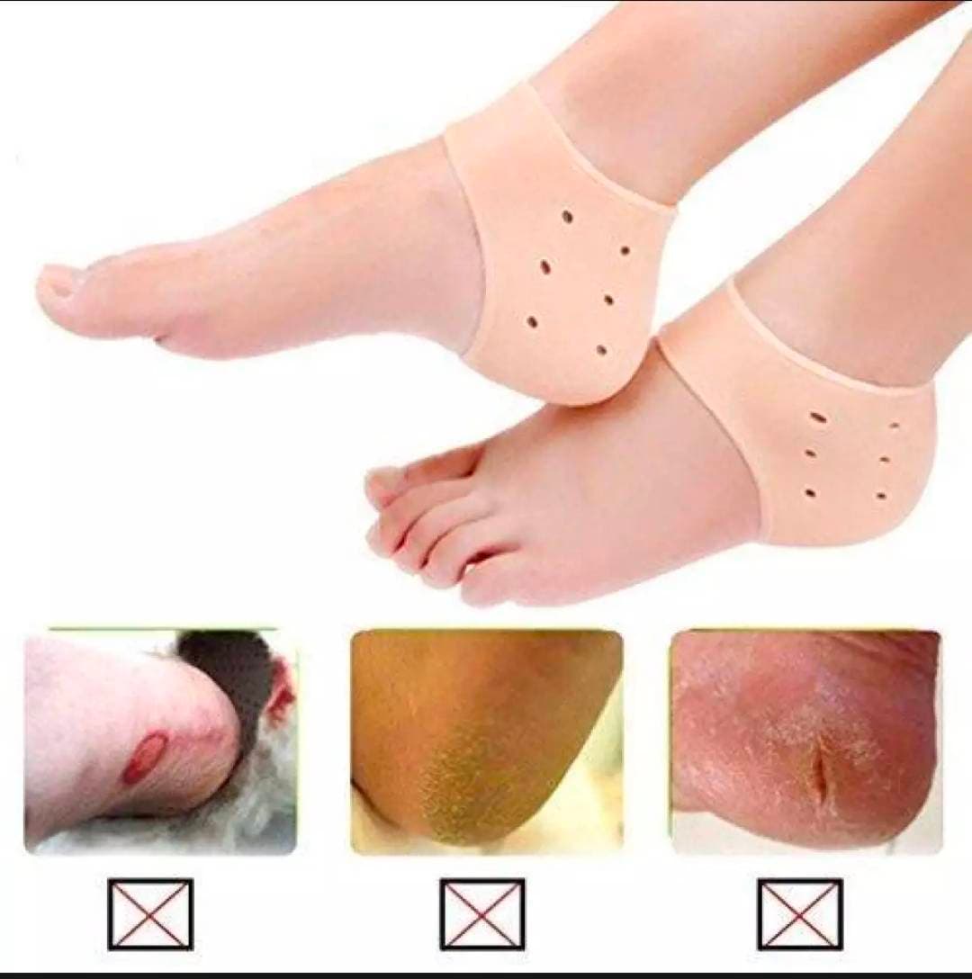 Silicone Heel Pads Anti Crack Set Foot Skin Care