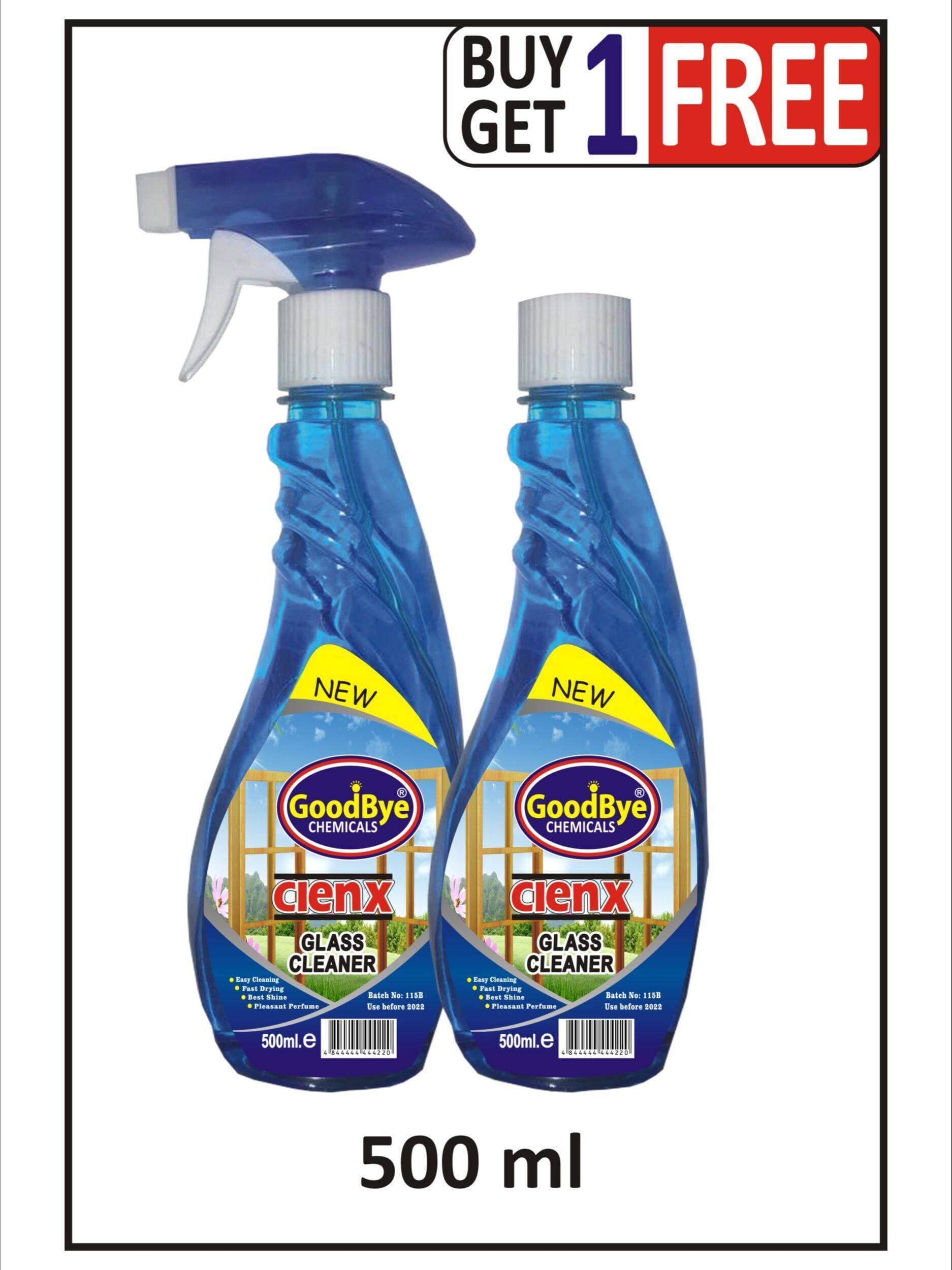 GoodBye Glass Cleaner 500Ml FOC (Buy One Get One Free)