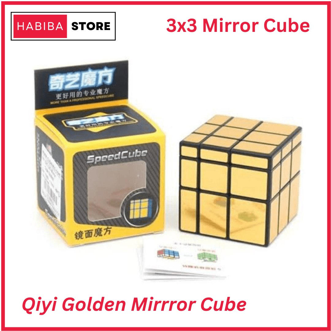 Qiyi Mirror Cube 3x3 Sticker Less Puzzle Toy