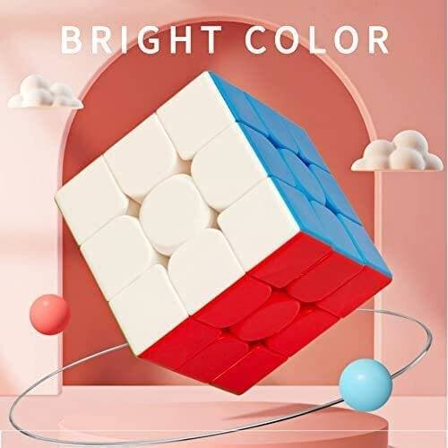 Magic Speed Cube 3x3 Sticker less Puzzle Toys