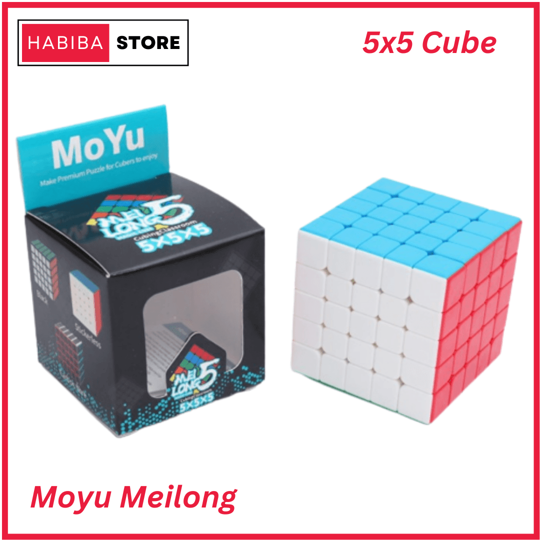 Rubiks Cube 5x5 Sticker Less Fast Speed Puzzle Toy
