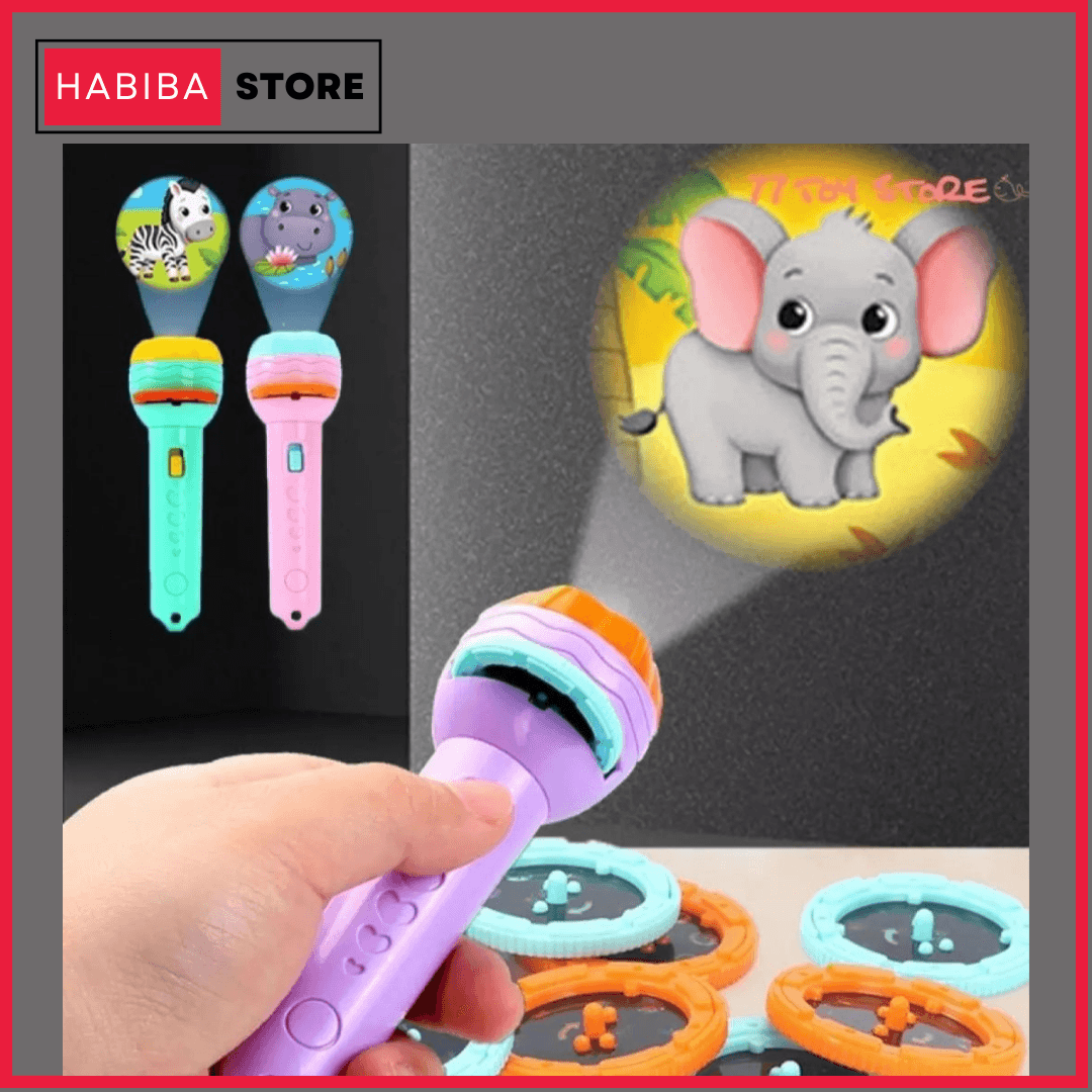 Projector Flashlight for Kids Early Education