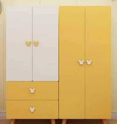 Modern Wooden Lamination Drawer Kids Wardrobe