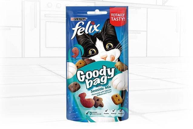 Felix Goody Bag Treats Seaside Mix - 60 Grams