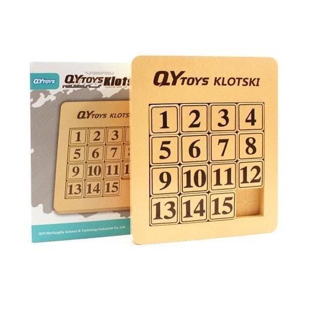Qiyi Klotski 4x4 Number Sliding Educational Puzzle Toys
