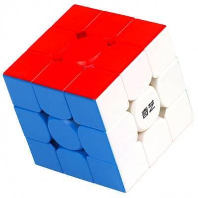 Qiyi Rubiks Cube 3x3 Sticker Less Educational Puzzle Toy