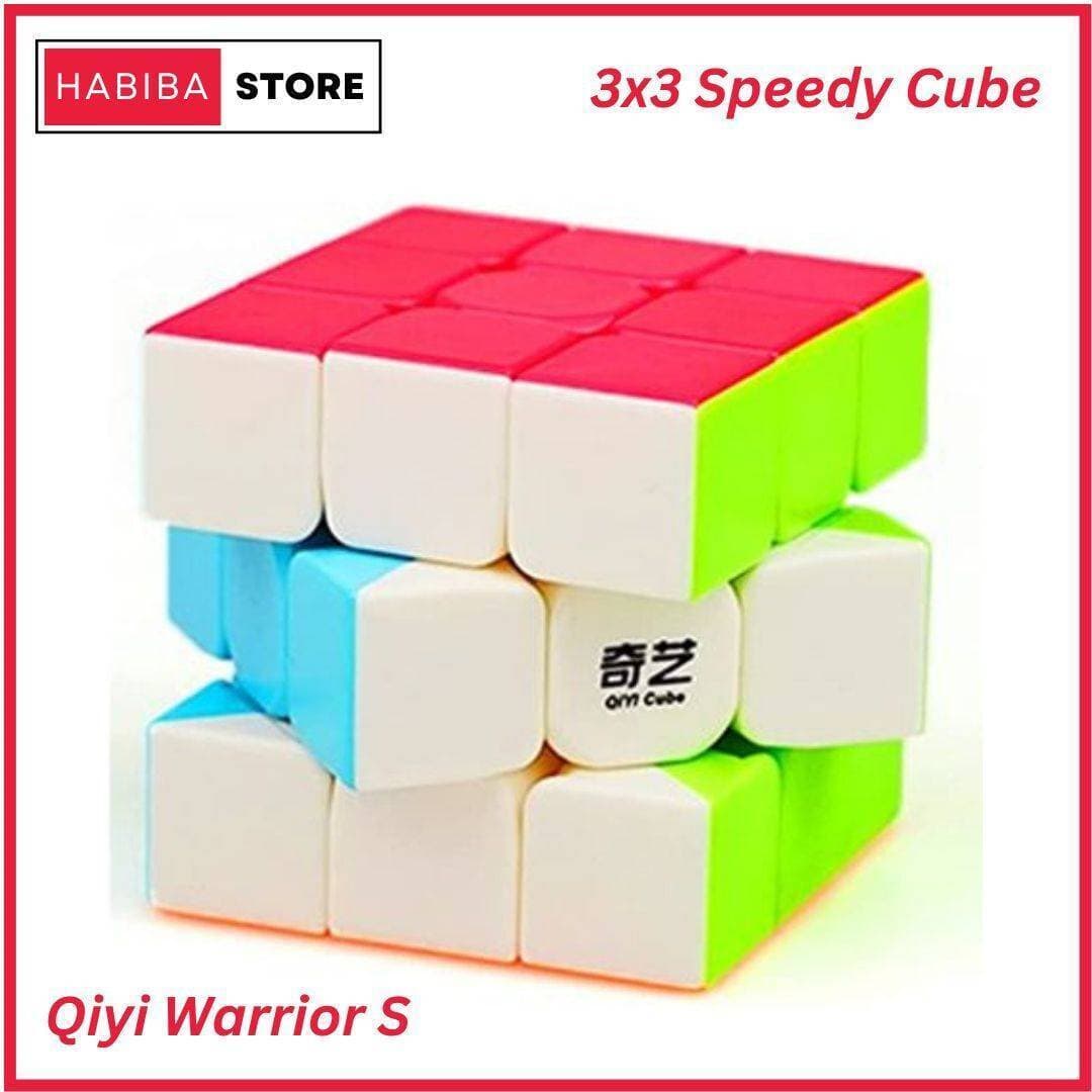 Qiyi Warrior S Cube 3x3 Sticker Less Puzzle Toy
