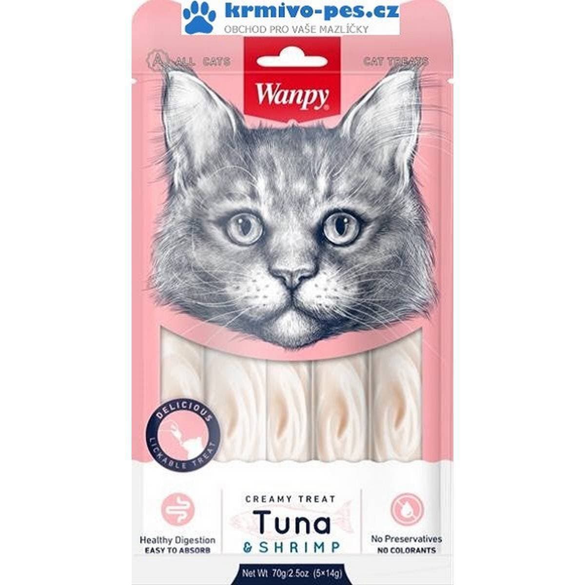 Wanpy Creamy Treat For Cats - Tuna & Shrimp
