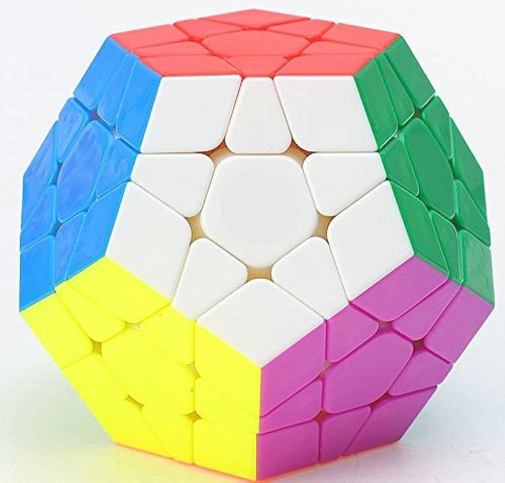 Megaminx Cube 3x3 Sticker Less Puzzle Toy