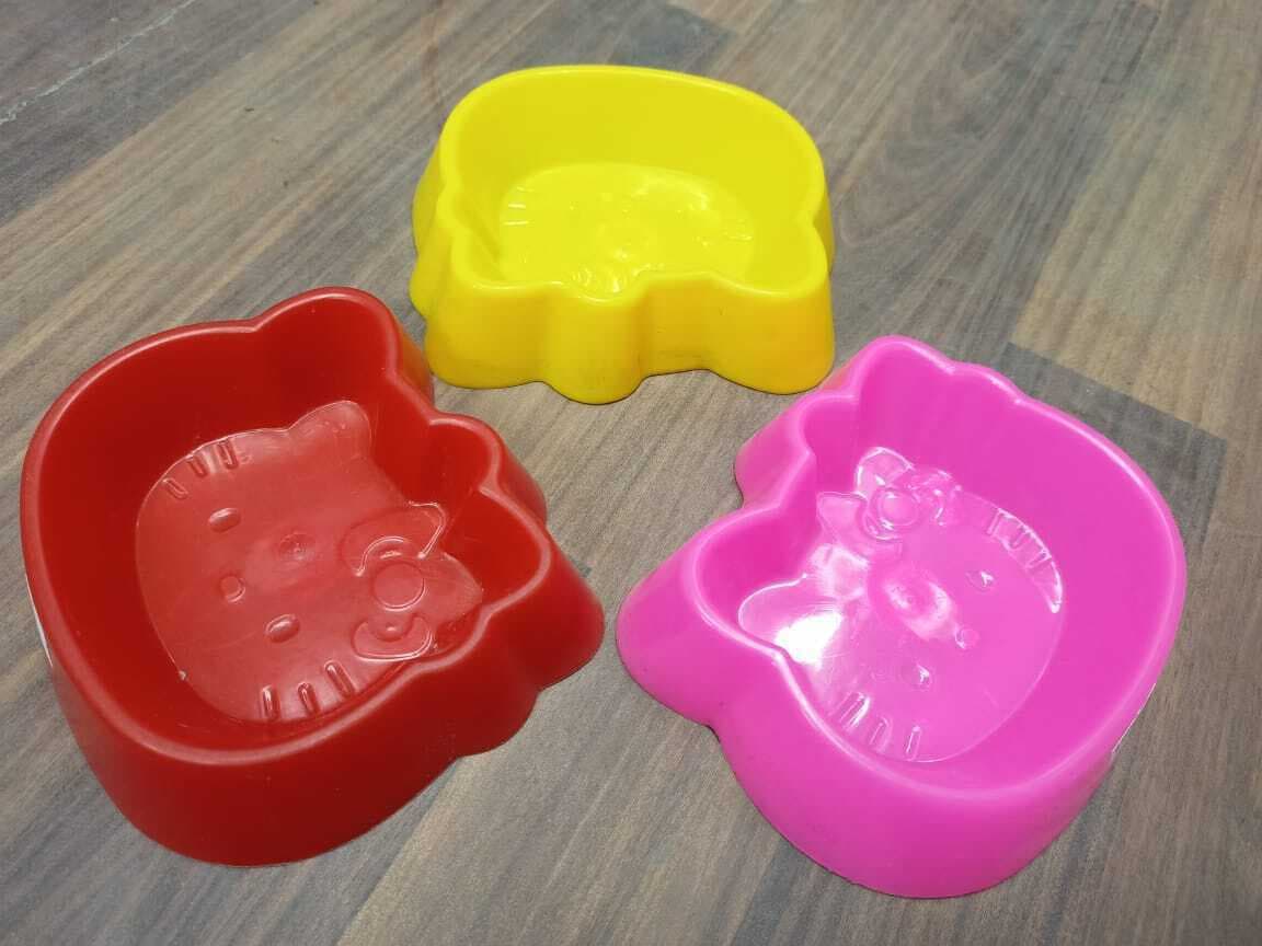 Cat Style Food Water Bowl - 1 Piece