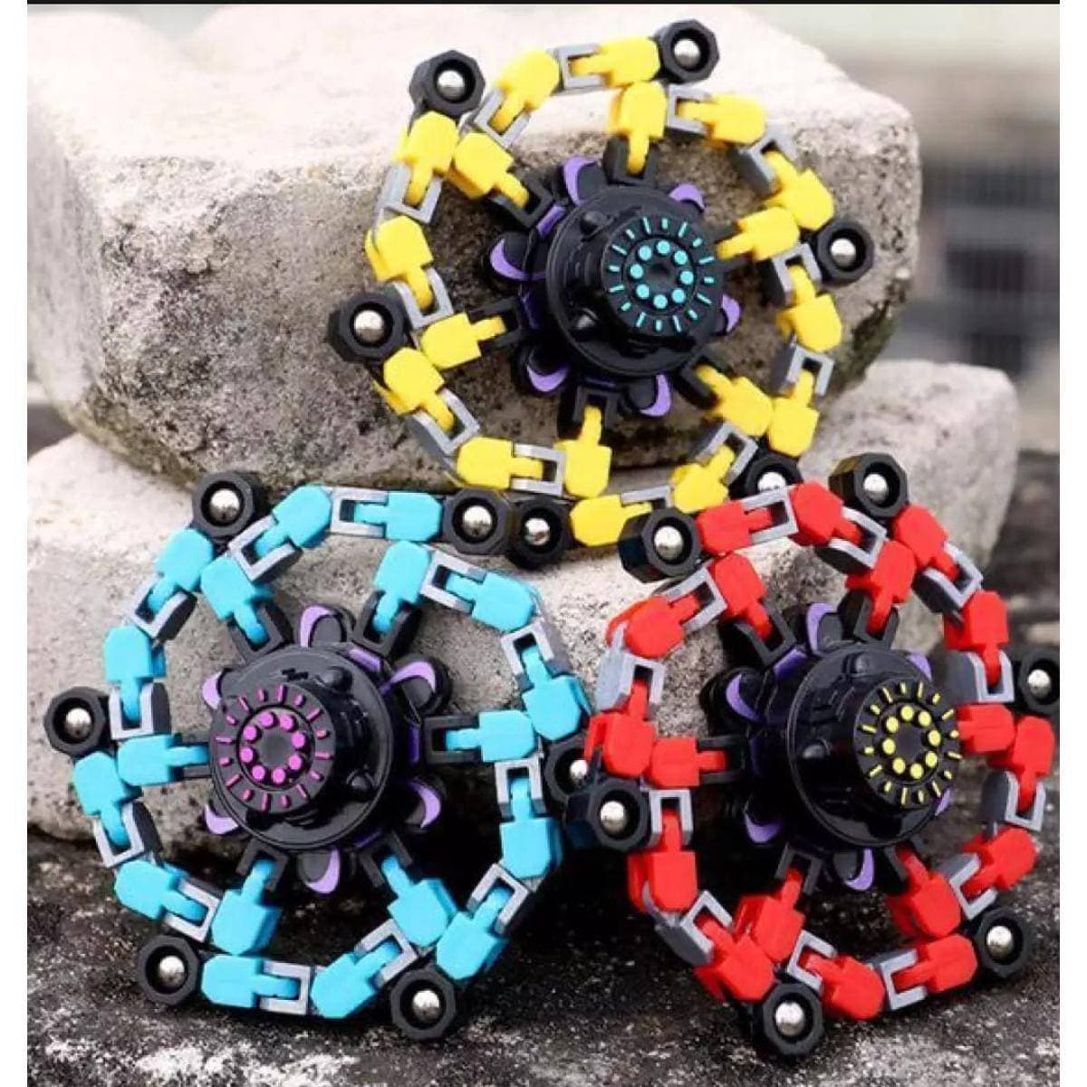 Fidget Spinner Robot Transformable Hand Toy - 1 PC