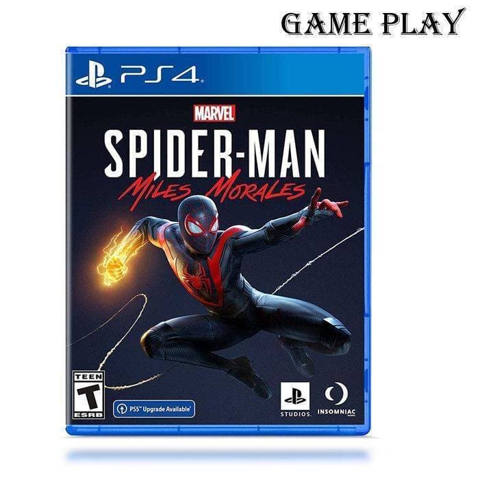 Marvel's Spiderman Miles Morales PlayStation 4 Game DVD