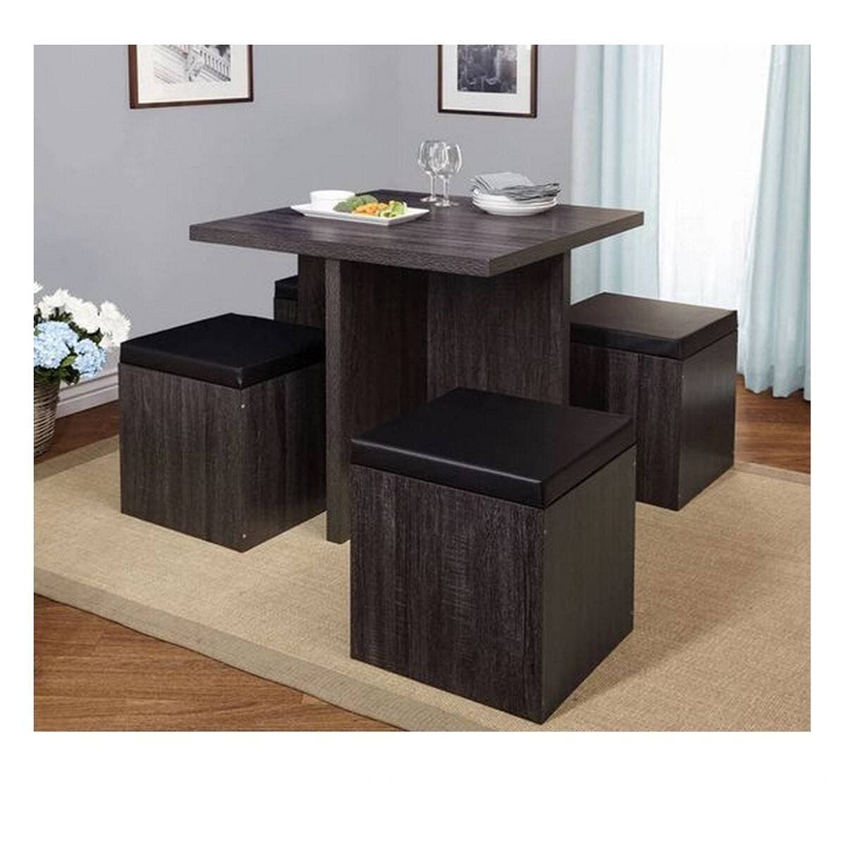 modern Dining table with 4 seats Set For Home -TWDT01