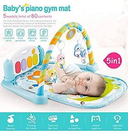 Baby's Multifunctional Musical 5 in1 Play Gym Mat