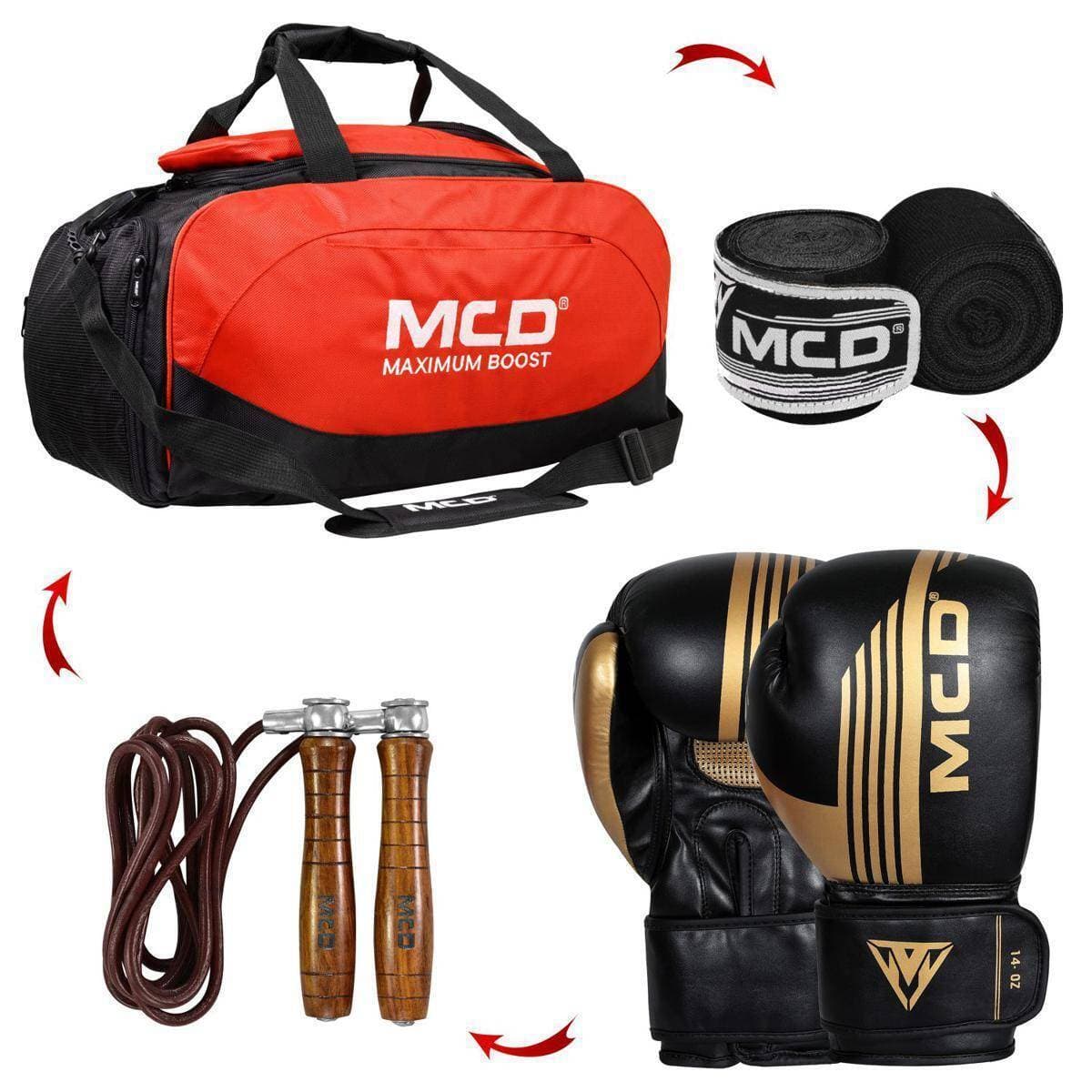 MCD Boxing Package Professional Gloves