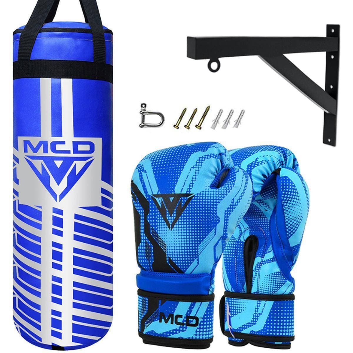 Kids Boxing Gloves Punch Bag Set