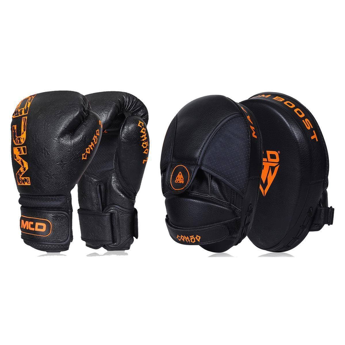 MCD Combo Boxing Genuine Leather Made Muay Thai Gloves
