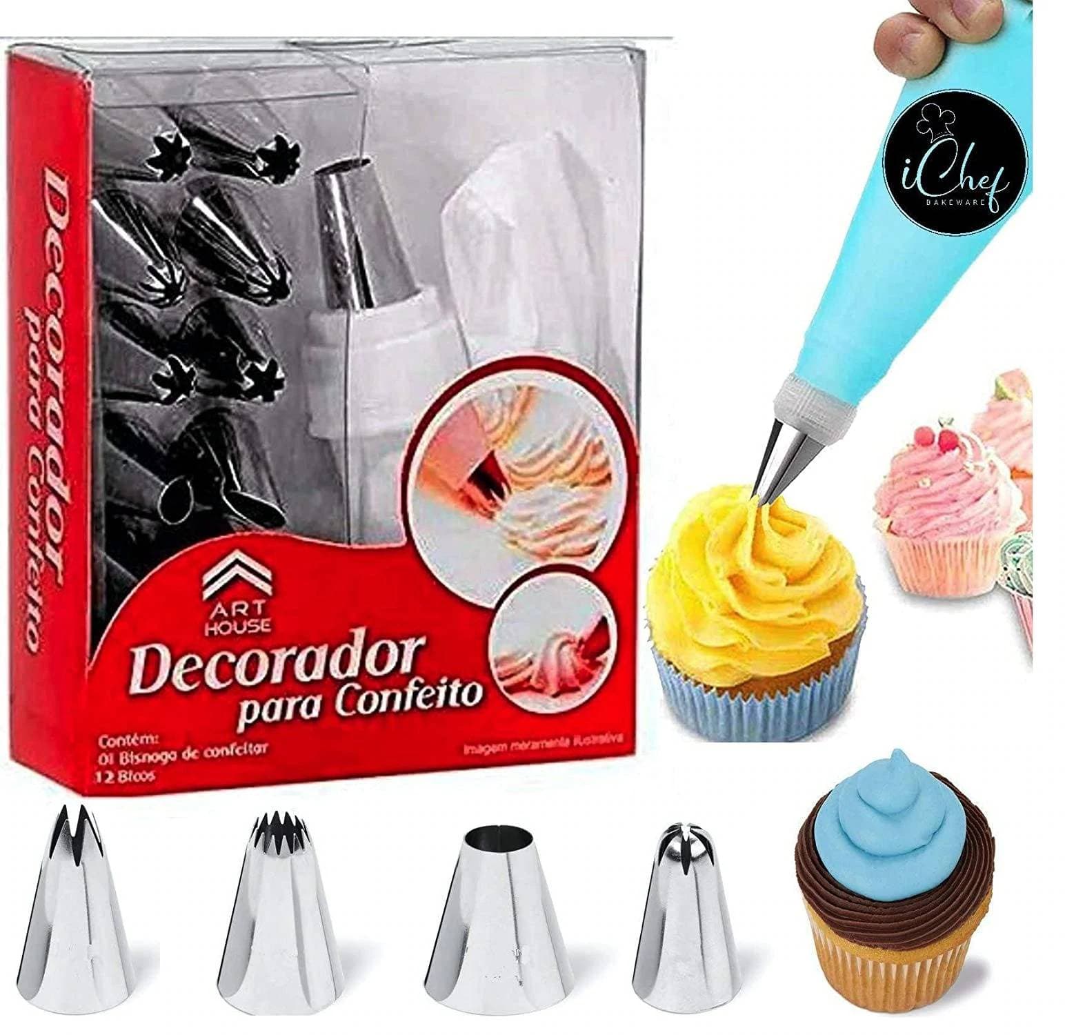 15Pcs Nozzle Set Cakeware Piece Cake Decorating Set - (LXZ074)