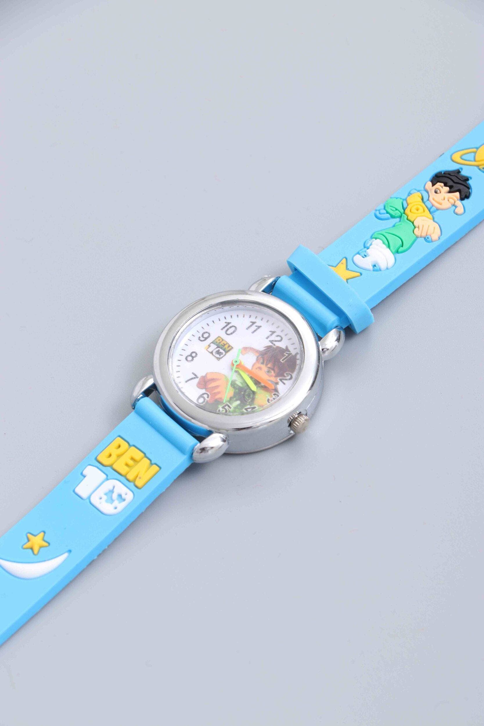 Cartoon Watch For Boys Plastic Made - (LXZ158)