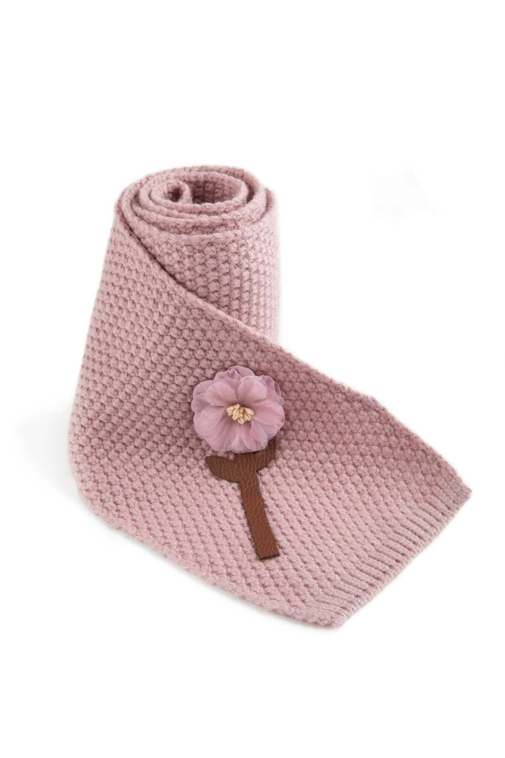 Fashion Solid Winter Knitted Scarf For Women - Brown - (LXZ061)