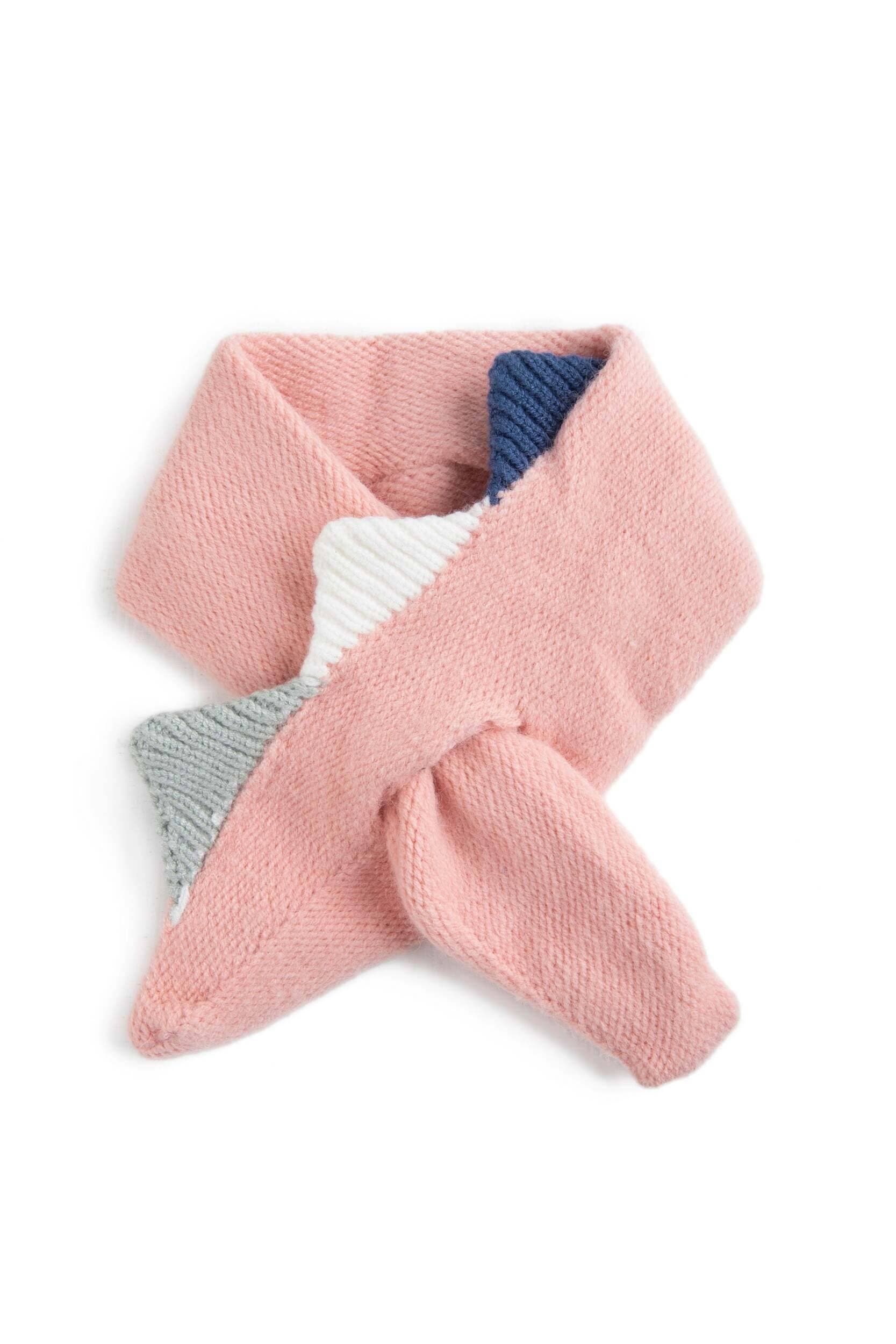 Fashion Solid Winter Knitted Scarf For Women - Pink - (LXZ062)